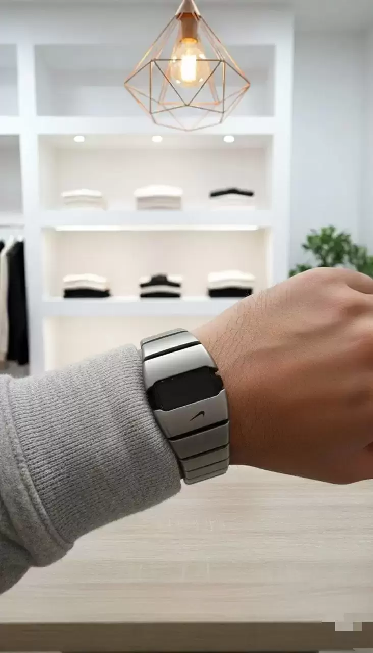 Futuristic Digital Sport Watch (silver & Black Duo)