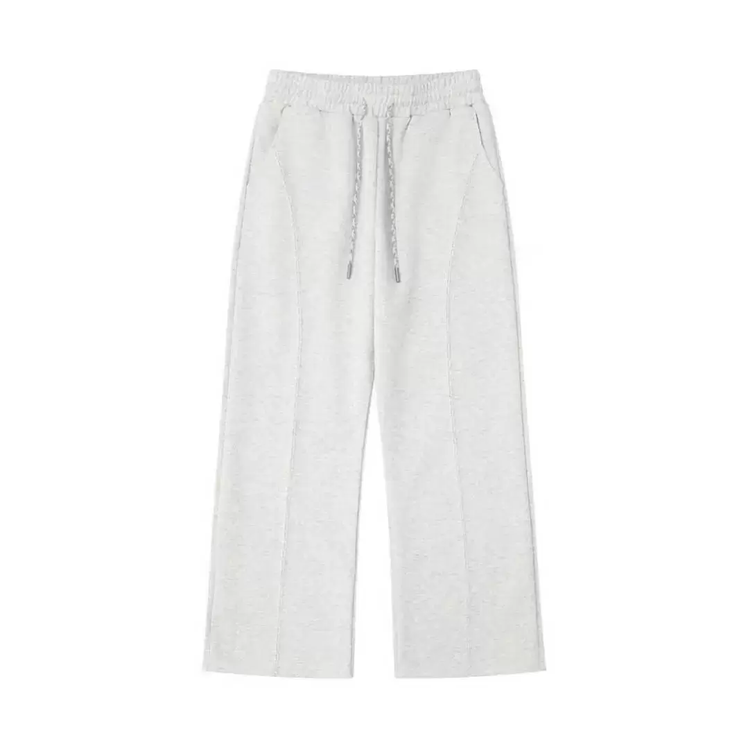 Classic Relaxed-Fit Joggers – Light Grey